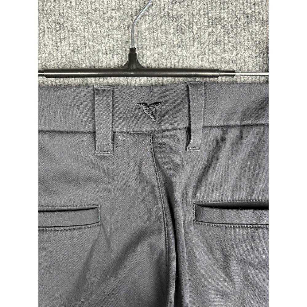 Birddogs Pants Mens 34x32 Gray Performance Stretch Chino Golf Commuter - Picture 4 of 7